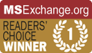 2013 MSExchange - Readers' Choice Winner